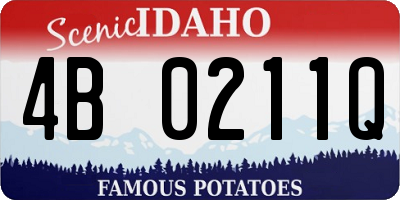 ID license plate 4B0211Q