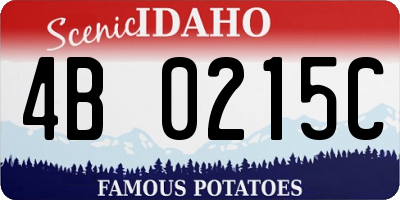 ID license plate 4B0215C