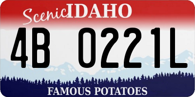 ID license plate 4B0221L