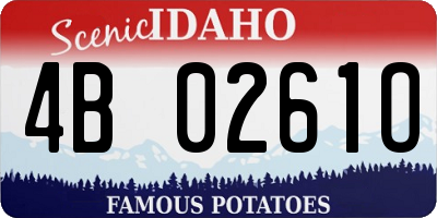 ID license plate 4B0261O