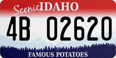 ID license plate 4B0262O