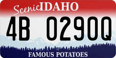ID license plate 4B0290Q