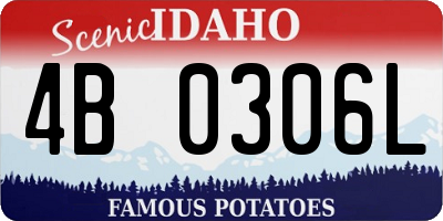 ID license plate 4B0306L