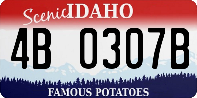 ID license plate 4B0307B