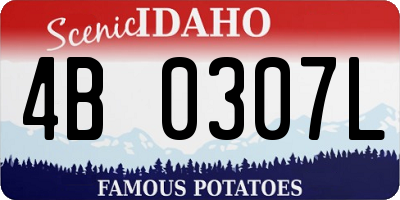 ID license plate 4B0307L