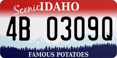 ID license plate 4B0309Q