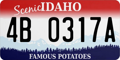 ID license plate 4B0317A