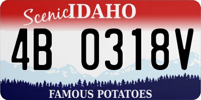 ID license plate 4B0318V