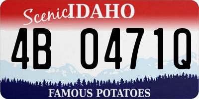 ID license plate 4B0471Q
