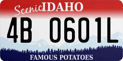 ID license plate 4B0601L