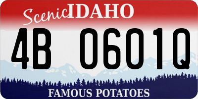 ID license plate 4B0601Q
