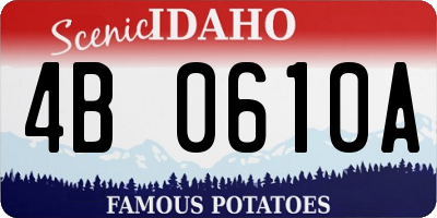 ID license plate 4B0610A