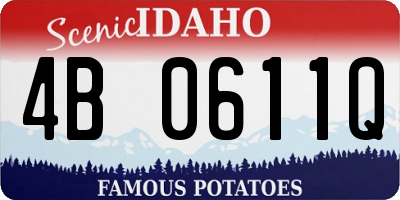 ID license plate 4B0611Q