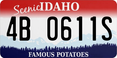 ID license plate 4B0611S