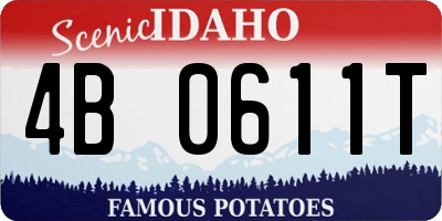 ID license plate 4B0611T