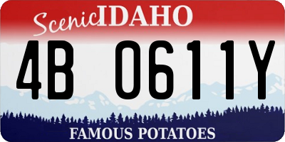 ID license plate 4B0611Y