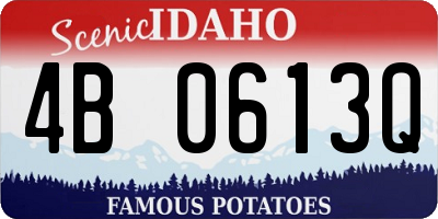 ID license plate 4B0613Q