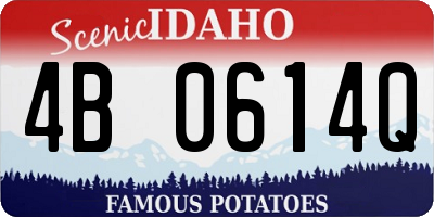 ID license plate 4B0614Q