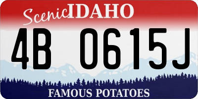 ID license plate 4B0615J