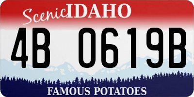 ID license plate 4B0619B