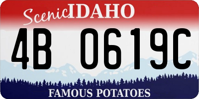 ID license plate 4B0619C