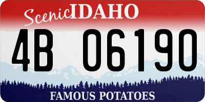 ID license plate 4B0619O