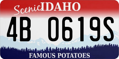 ID license plate 4B0619S