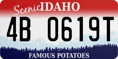 ID license plate 4B0619T