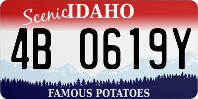 ID license plate 4B0619Y