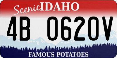 ID license plate 4B0620V