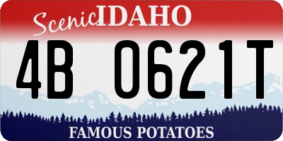 ID license plate 4B0621T