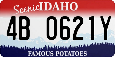 ID license plate 4B0621Y