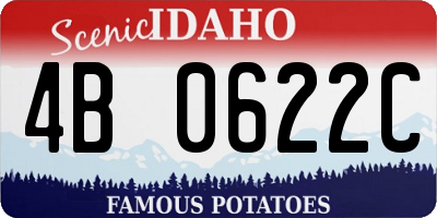 ID license plate 4B0622C