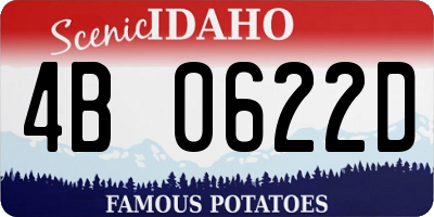ID license plate 4B0622D