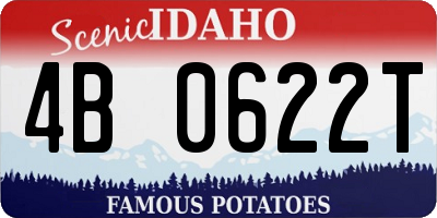 ID license plate 4B0622T