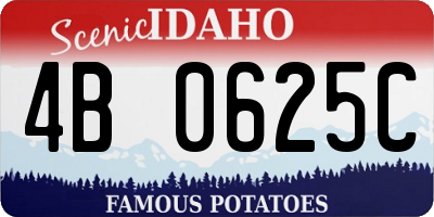 ID license plate 4B0625C