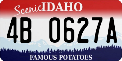 ID license plate 4B0627A
