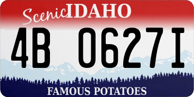 ID license plate 4B0627I