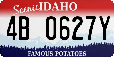 ID license plate 4B0627Y