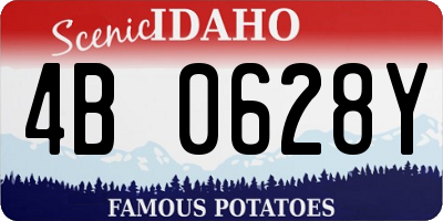 ID license plate 4B0628Y