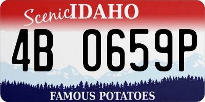 ID license plate 4B0659P