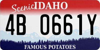 ID license plate 4B0661Y