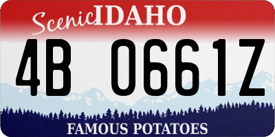 ID license plate 4B0661Z