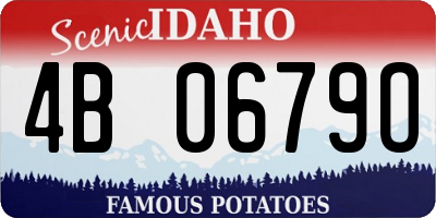 ID license plate 4B0679O