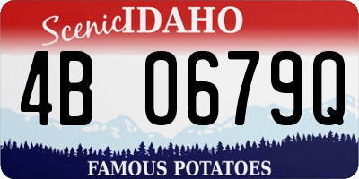 ID license plate 4B0679Q