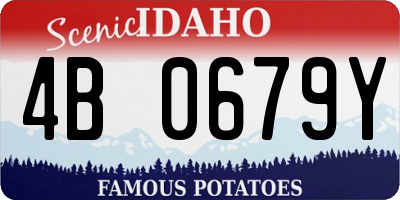 ID license plate 4B0679Y