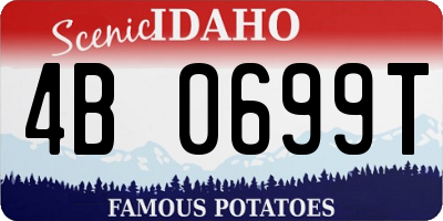 ID license plate 4B0699T