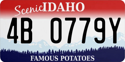 ID license plate 4B0779Y