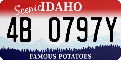 ID license plate 4B0797Y