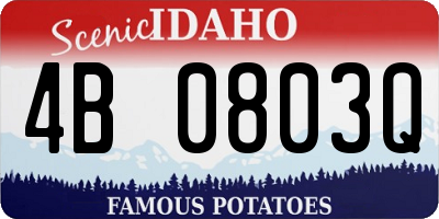ID license plate 4B0803Q